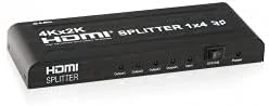 Dark Full 1 Giriş 4 Çıkışlı Splitter (Sinyal Çoğaltıcı) (Dk-Hd-Sp4X1) ürün görseli 1