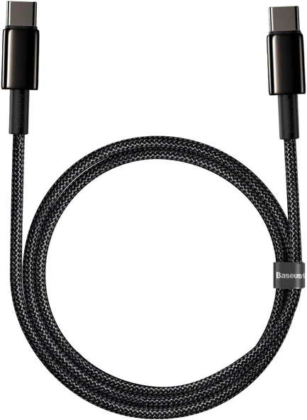 Tungsten Gold Hızlı Kablosu To 100W, 1M, Siyah ürün görseli 1