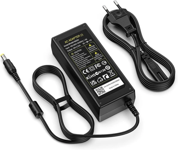 19V 2.1A Oplader Voor Monitör Adp-40Kd Bb Onur Ads-40Np-19-1 27Es 24Es 27F 24F 22Cwa 23Er 23Es Adp-30Bd B 1930E 844167-001 Stroomkabel Vx228 Vx238H Vx238H-W Vx248 Vx248H ürün görseli 1