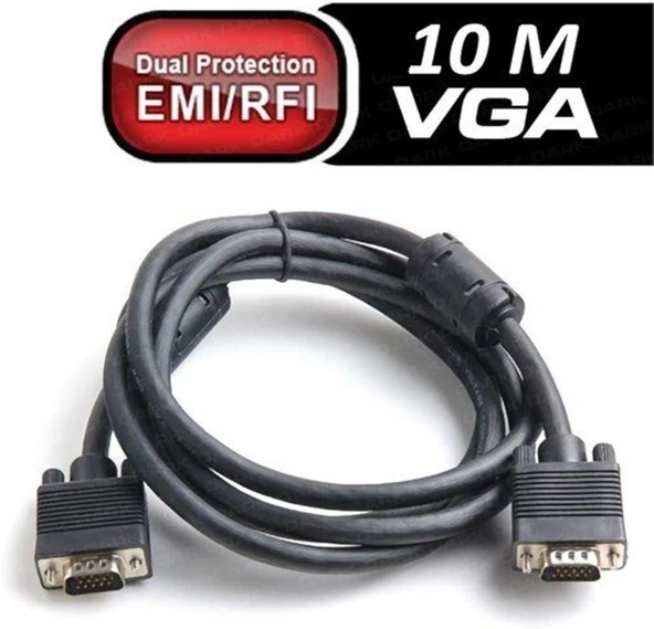 Dark Vga Kablo, 10 Metre ürün görseli 1