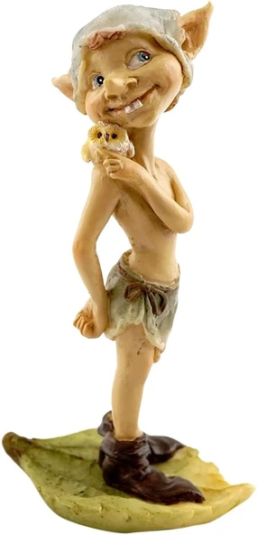 Top Minyatür Peri Bahçesi Baykuş Heykelcikli Teraryum Pixie, Tan, Yeşil ürün görseli 1