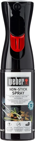 Weber Yapışmaz Sprey, Barbekü Izgara Spreyi, Yiyeceklerin Izgaraya Yapışmasını Önler, Gıda Maddelerine Uygun, 200 Ml ürün görseli 1