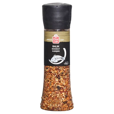 Fine Life Balık Baharatı 130 G - Balıklara Özel Lezzetli Baharat Karışımı 4'li Avantaj Paketi ürün görseli 1