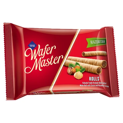ÇİZMECİ Waffer Master Gofret 280 G Fındıklı - Kakaolu Fındık Kremalı Rulo Gofret 5'li Avantaj Paketi ürün görseli 1