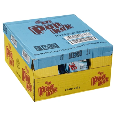 ETİ Popkek Hindistan Cevizli 60 g - Pratik Atıştırmalık Kek 3'li Ekonomik Paket ürün görseli 1
