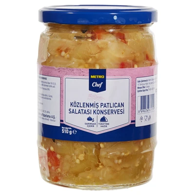 METRO Chef Köz Patlıcan Salatası 510 G - Pratik Meze 8'li Avantaj Paketi ürün görseli 1