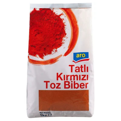 aro Tatlı Toz Kırmızı Biber 1 Kg - Doğal Baharat 6'li Avantaj Paketi ürün görseli 1