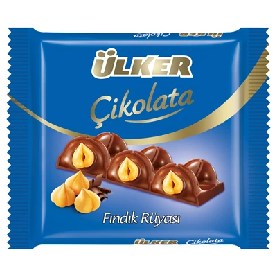 Ülker Çikolata Fındık Rüyası 75 g - Fındık Kremalı Çıtır Çikolata 8'li Avantaj Paketi ürün görseli 1