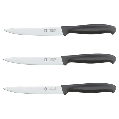 METRO PROFESSIONAL 13 cm Dişli Bıçak 3'lü Set - Molybdenum Vanadium Paslanmaz Çe 2'li Ekonomik Paket ürün görseli 1