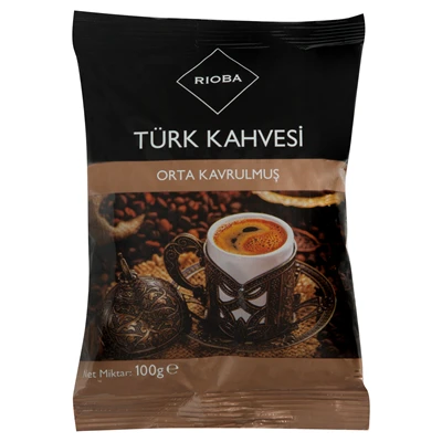 RIOBA Türk Kahvesi 100 G - Orta Kavrulmuş İnce Öğütülmüş 6'li Avantaj Paketi ürün görseli 1