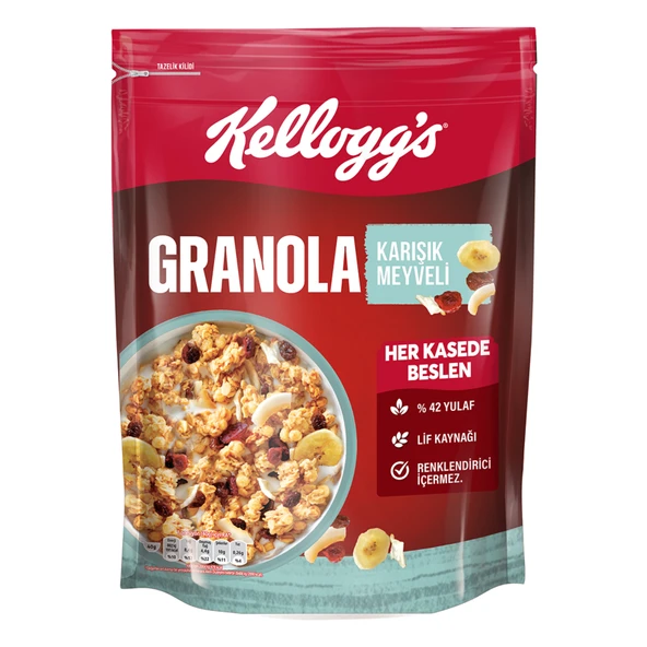 Kellogg's Granola Karışık Meyveli 340 G (4'li Paket) ürün görseli 1