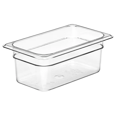Cambro Gastronom Küvet Polikarbon 10cm 1/4 44Cw135 - Dayanıklı Saklama Kabı 4'li Avantaj Paketi ürün görseli 1