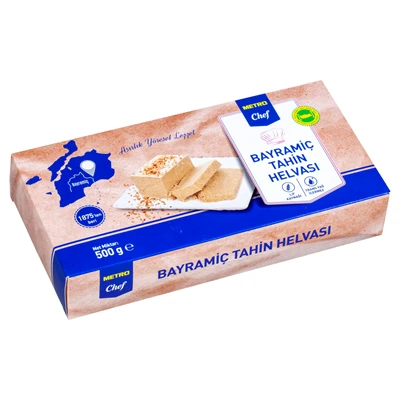 METRO Chef Bayramiç Helva 500 G Tahin - Coğrafi İşaretli, Lif Kaynağı 4'li Avantaj Paketi ürün görseli 1