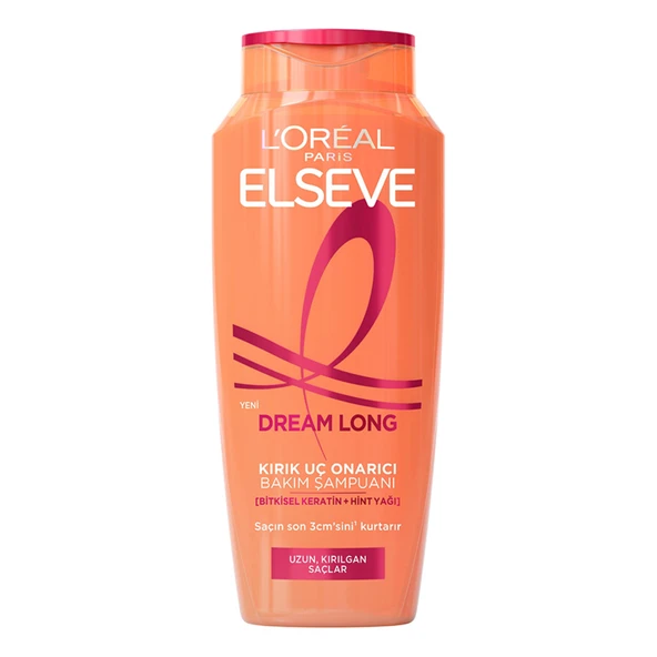 Elseve Dream Long Kırık Uç Onarıcı Bakım Şampuanı 300 Ml (5'li Paket) ürün görseli 1