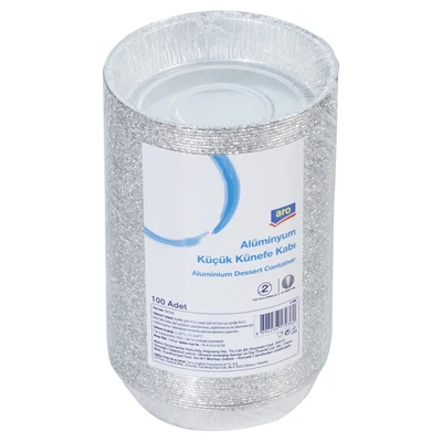 aro Alüminyum Künefe Kalıbı 100 Lü Küçük (4'li Paket) ürün görseli 1