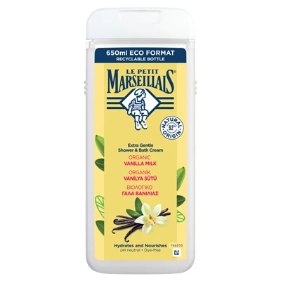 LE PETIT MARSEILLAIS Duş Jeli 650 Ml Vanilya (4'li Paket) ürün görseli 1