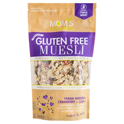 Moms Natural Glutensiz Müsli 300 G (4'li Paket) ürün görseli 1
