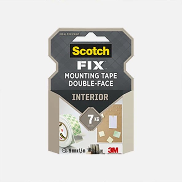 Scotch Güçlü Montaj Bandı Scotch 19 mm x 1,5m (4'li Paket) ürün görseli 1