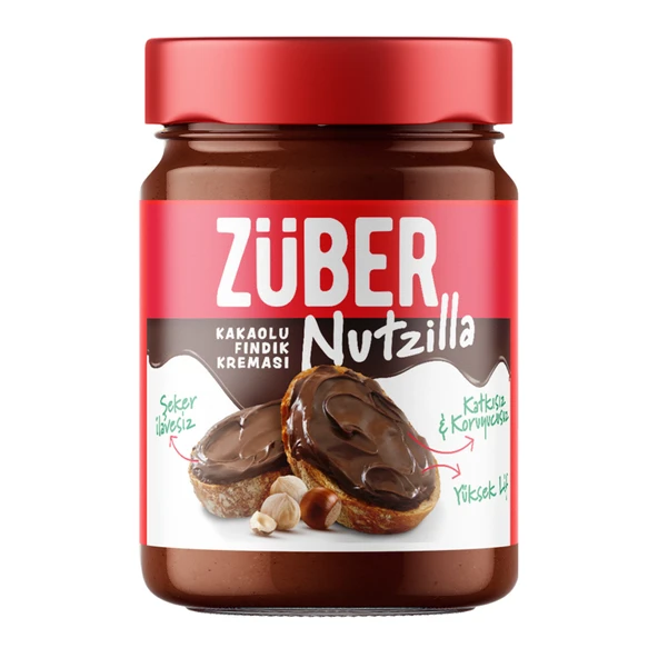 Züber Nutzilla Kakaolu Fındık Kreması 315 G (2'li Paket) ürün görseli 1