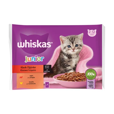whiskas Yaş Mama Poşet 340 G Yavru (6'li Paket) ürün görseli 1