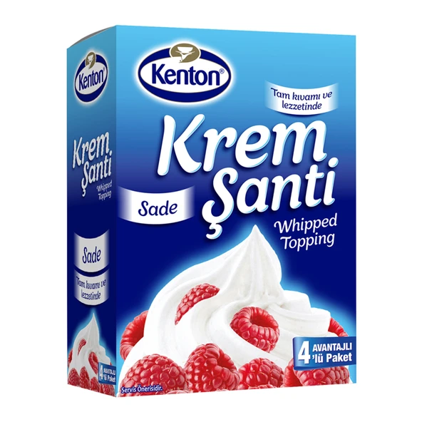 Kenton Krem Şanti Sade 300 G (6'li Paket) ürün görseli 1