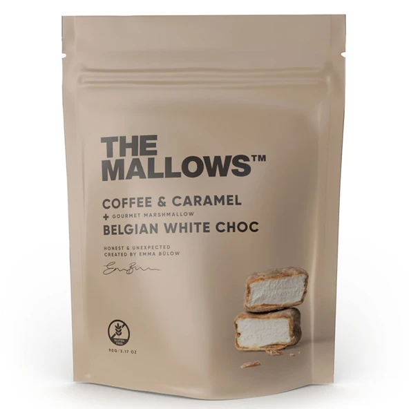 The Mallows Kahve ve Karamelli Marshmellow 90 G (5'li Paket) ürün görseli 1