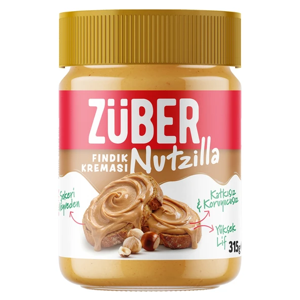 Züber Nutzilla Fındık Kreması 315 G (2'li Paket) ürün görseli 1