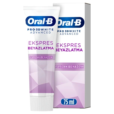 Oral-B Diş Macunu 3D Luxe 75 Ml Expres Beyazlatma (6'li Paket) ürün görseli 1