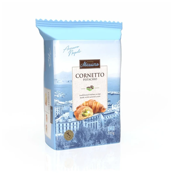 Massimo Fıstıklı Krema Dolgulu Kruvasan 5 x 45 G (4'li Paket) ürün görseli 1