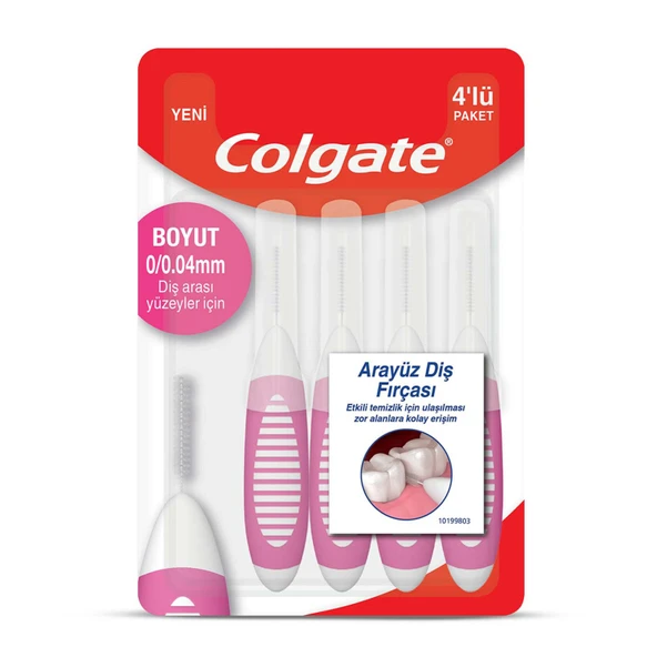 Colgate Diş Arasi Firçasi 4 Mm 4'lü (2'li Paket) ürün görseli 1