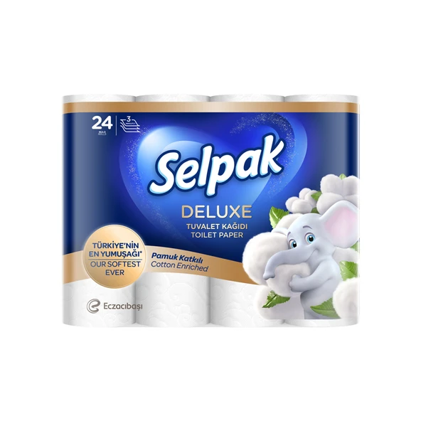 Selpak Deluxe Tuvalet Kağıdı 24'lü (2'li Paket) ürün görseli 1