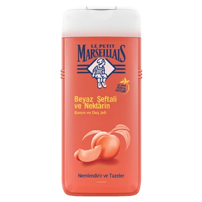 LE PETIT MARSEILLAIS Duş Jeli 650 Ml Şeftali (2'li Paket) ürün görseli 1