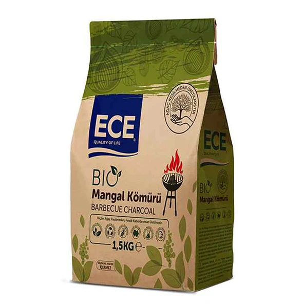 Ece Bio Mangal Kömürü 1.5 Kg (4'li Paket) ürün görseli 1