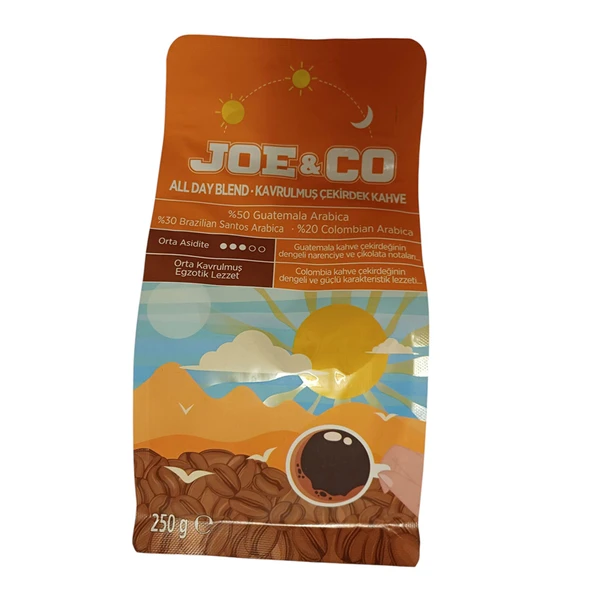 Joe&Co All Day Blend Kavrulmuş Çekirdek Kahve 250 G (3'li Paket) ürün görseli 1