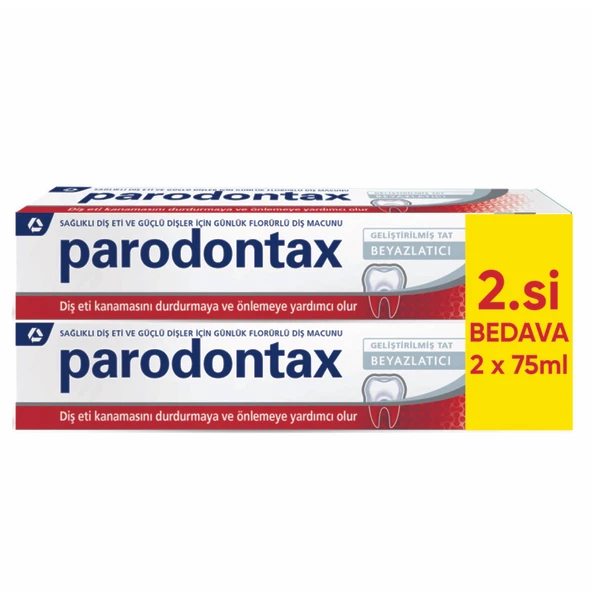 Parodontax Beyazlatıcı Diş Macunu 2 x 75 Ml (4'li Paket) ürün görseli 1