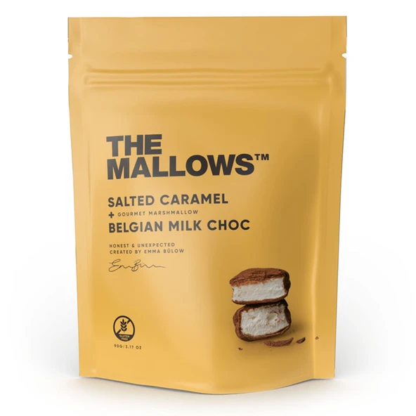 The Mallows Karamelli Marshmellow 90 G (5'li Paket) ürün görseli 1