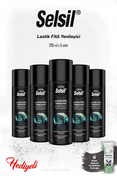 5'li Selsil Lastik Fitil Yenileyici 200 ml ve ROSIE ürün görseli 1