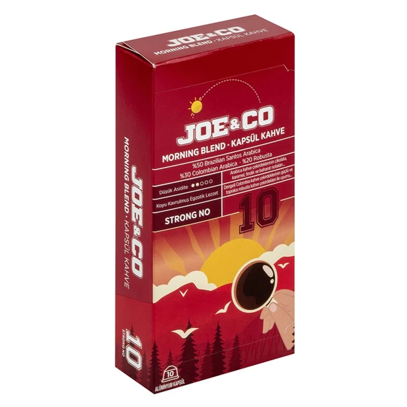 Joe & Co Morning Blend Kapsül Kahve 10'lu 55 G (4'li Paket) ürün görseli 1
