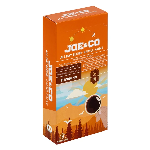 Joe & Co All Day Blend Kapsül Kahve 10'lu 55 G (6'li Paket) ürün görseli 1