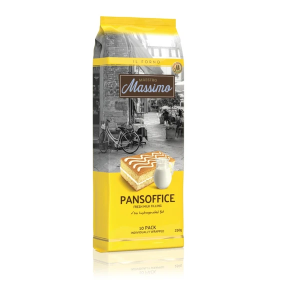 Massimo Süt Dolgulu Kek 250 G (3'li Paket) ürün görseli 1