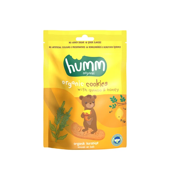 Humm Organic Ballı Kinoalı Kurabiye 55 G (6'li Paket) ürün görseli 1