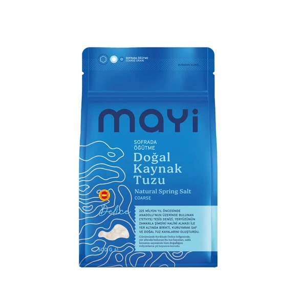 Mayi Sofrada Öğütme Doğal Kaynak Tuzu 500 G (6'li Paket) ürün görseli 1