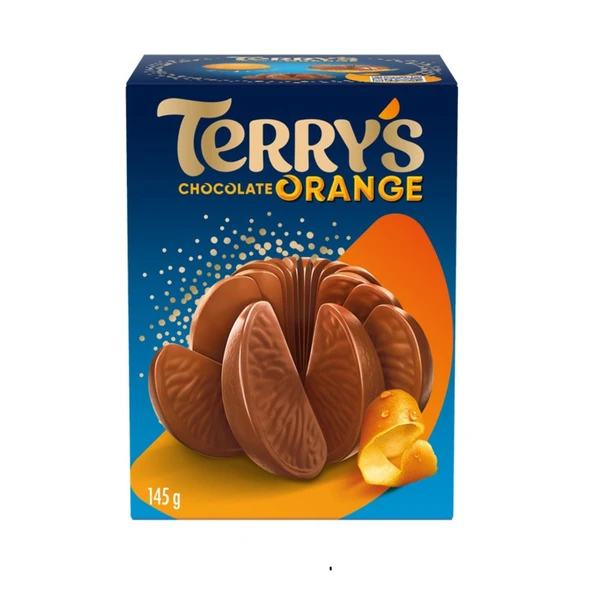 Terry's Ball Milk Orange Portakal Aromalı Sütlü Çikolata 145 G (4'li Paket) ürün görseli 1