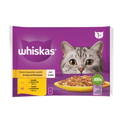 whiskas Yaş Mama Poşet 340 G Kümes Hayvanları (6'li Paket) ürün görseli 1