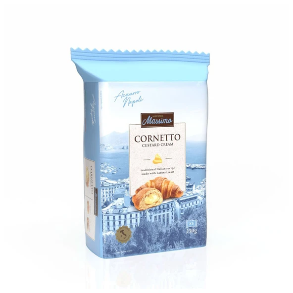 Massimo Muhallebi Kreması Dolgulu Kruvasan 5 x 50 G (4'li Paket) ürün görseli 1