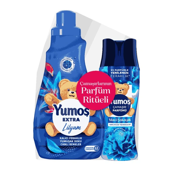 Yumoş Extra Lilyum 1008 Ml + Çamaşır Parfümü Mavi Şakayık  200 G (2'li Paket) ürün görseli 1