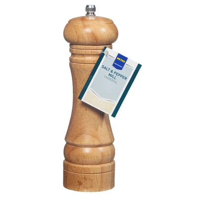 METRO PROFESSIONAL Değirmen 19 Cm Natural - Seramik Öğütücülü Baharat Değirmeni ürün görseli 1