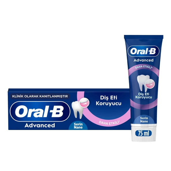 Oral-B Advanced Diş Eti Koruyucu Diş Macunu 75 Ml (6'li Paket) ürün görseli 1