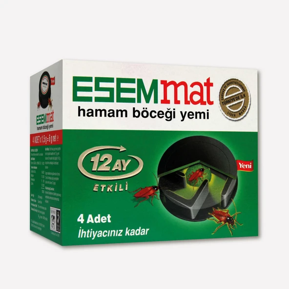 Esemmat Esemmat Hamam Böceği Yemi (4'li Paket) ürün görseli 1