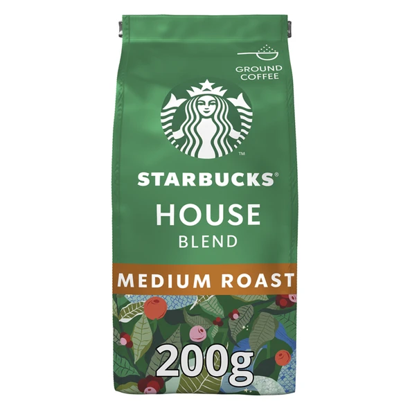 Starbucks House Blend Öğütülmüş Kahve 200 G (3'li Paket) ürün görseli 1